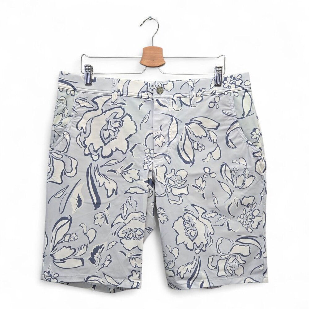 Alberto Men's Earine Floral Regular Fit Golf Shorts Size 36 Multicolor NWT